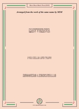 Leoncavallo Mattinata For Cello And Piano