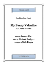 My Funny Valentine 1 Piano 4 Hands Advanced Intermediate