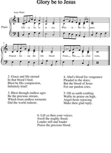 Glory Be To Jesus A New Tune To A Wonderful Isaac Watts Hymn