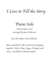 I Love To Tell The Story Piano Solo