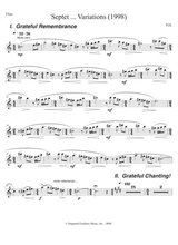 Septet Opus 77 Variations On A Shaker Tune 1998 Flute Part