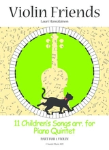 11 Childrens Songs Arr For Piano Quintet Part For 1 Violin