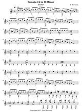 Sonata No 4 In D Minor