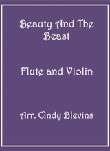 Beauty And The Beast For Flute And Violin