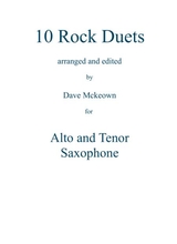 10 Rock Duets For Alto And Tenor Saxophone