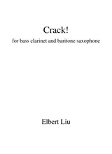 Crack For Bass Clarinet And Baritone Saxophone