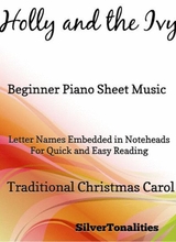 Holly And The Ivy Beginner Piano Sheet Music