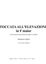 Toccata All Elevazione I In F Major D Zipoli Arr For Organ 3 Staff
