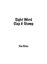 Sight Words Clap Stamp