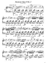 Chopin Nocturne Op 9 No 2 In Eb Major Original Complete Version