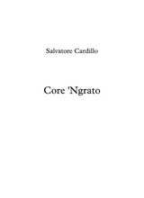 Core Ngrato Salvatore Cardillo Voice And Guitar