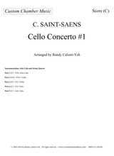 Saint Saens Cello Concerto 1 In A Minor Op 33 With String Quartet