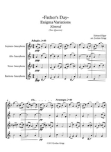Fathers Day Enigma Variations Nimrod Sax Quartet