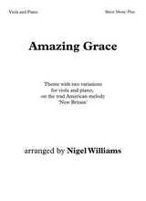 Amazing Grace For Viola And Piano