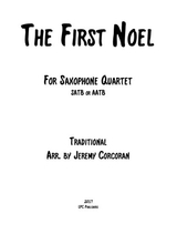The First Noel For Saxophone Quartet SATB Or Aatb