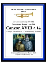 Canzon Xviii A 14 No 211