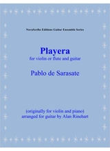 Playera Arr For Guitar And Flute Or Violin