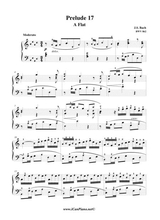 Bach Prelude No 17 Bwv 862 Icanpiano Style