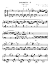 Piano Sonata C Major K 545