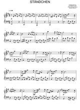 Schubert Liszt Stndchen Easy Piano