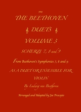 The Beethoven Duets For Violin Volume 3 Scherzi 7 8 And 9