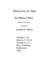 More Love To Thee Brass Ensemble