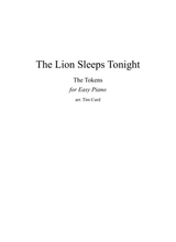 The Lion Sleeps Tonight For Easy Piano