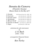 Classical Guitar Dance Suite By Js Bach