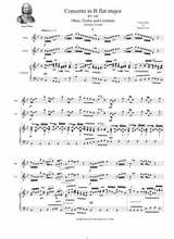 Vivaldi Concerto In B Flat Major Rv 548 For Oboe Violin And Cembalo Or Piano