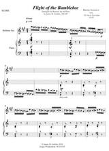 Korsakov Flight Of The Bumblebee For Baritone Sax Piano