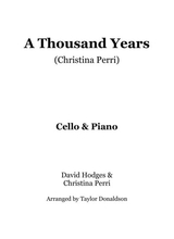 A Thousand Years Cello And Piano