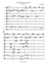 Boyce Concerto Grosso In A Minor