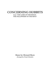 Concerning Hobbits From The Lord Of The Rings The Fellowship Of The Ring