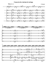 Concerto For Clarinet And String Orchestra