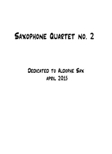 Saxophone Quartet 2