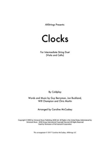 Clocks Viola And Cello Duet