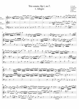 Trio Sonata Op 1 No 7 Arrangement For 3 Recorders