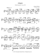Adagio Violin Sonata Op 108