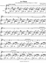 Ave Maria By Gounod For Bb Trumpet And Piano