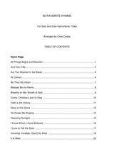 50 Favorite Hymns For Solo And Duet Instruments Tuba