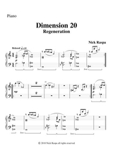 Dimension 20 Regeneration Piano Part