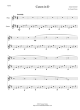 Pachelbels Canon In D For Flute And Guitar
