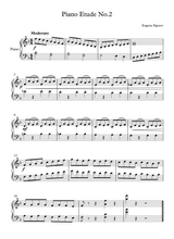 Piano Etude No 2 In F Major