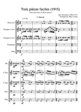 Three Easy Pieces For Brass Quintet Arr Conley