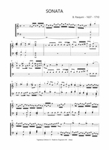 Pasquini Sonata For Organ