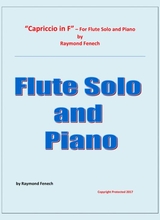 Capriccio In F For Solo Flute And Piano