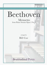Beethoven Menuetto Woodwind Quintet Score And Parts