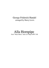 Hornpipe From Water Music String Trio For String Trio