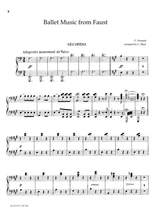 Gounod Ballet Music From Faust For Piano Duet 1 Piano 4 Hands Pg801