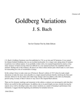 Js Bach Goldberg Variations Set For Clarinet Trio Parts